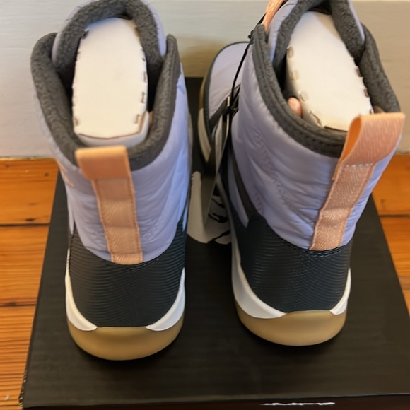 NEW Sorel Sizes 1-7 Kids' Whitney II Short Lace Winter Boots - Black/ Lavender - Picture 13 of 14